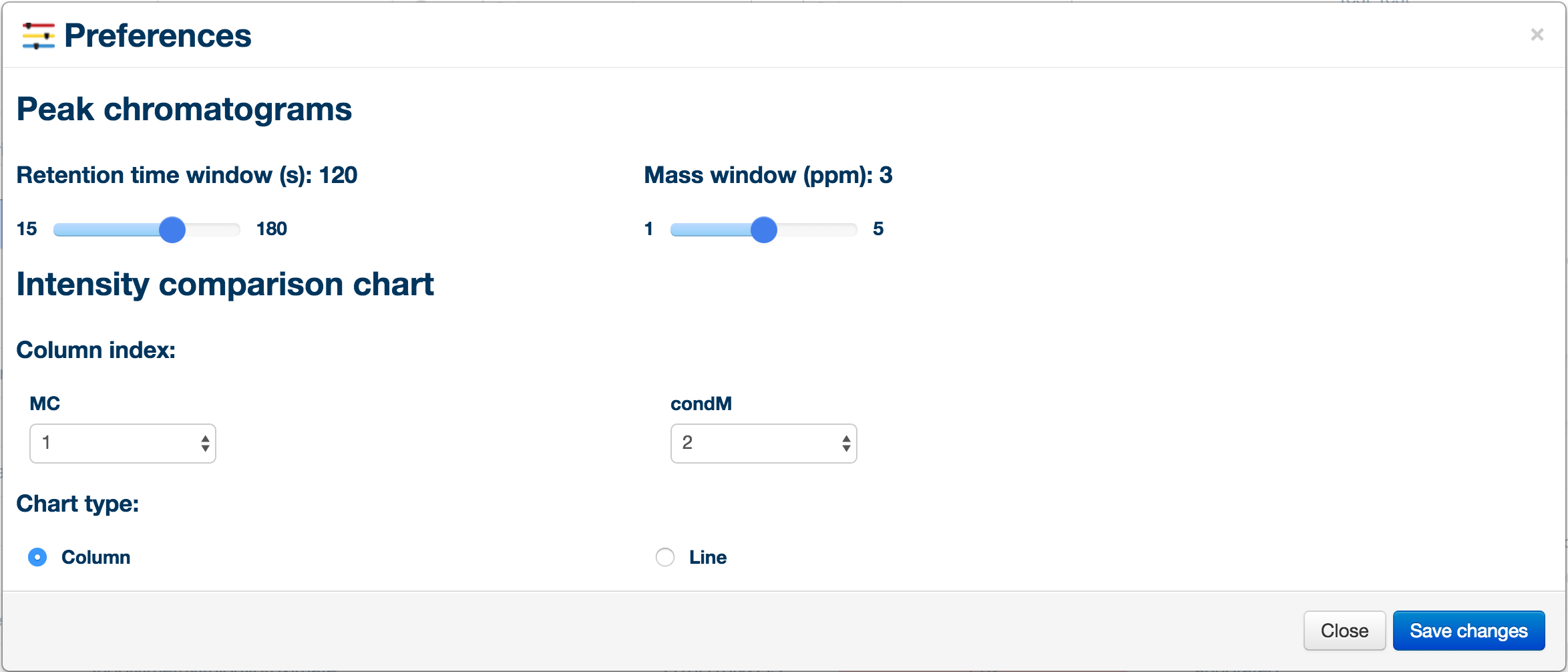 Profile page